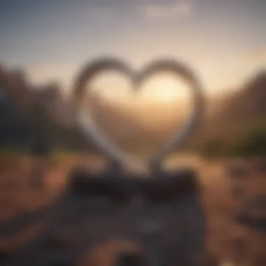 Symbol of Love and Support A serene landscape symbolizing love and encouragement