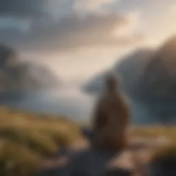 A serene landscape symbolizing inner peace