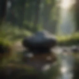 Serene landscape illustrating tranquility amidst chaos