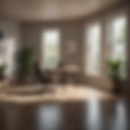 Office setting showcasing a serene meditation space