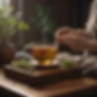 Nurturing Rituals for a Restful Night Calming herbal tea preparation