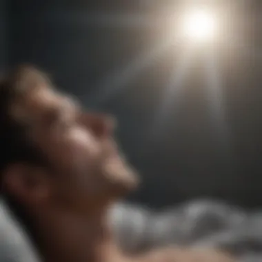 Mindful Breathing Techniques for Better Sleep Individual practicing mindful breathing