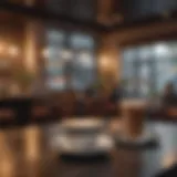 Mindfulness in a busy café setting