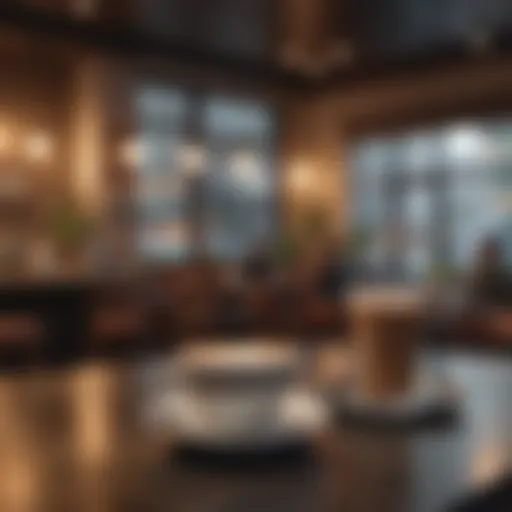 Mindfulness in a busy café setting