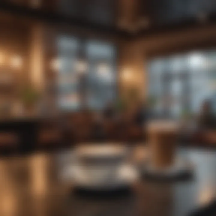 Mindfulness in a busy café setting