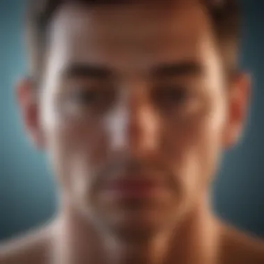 Cultivating Intense Concentration Close-up of a person meditating with focus
