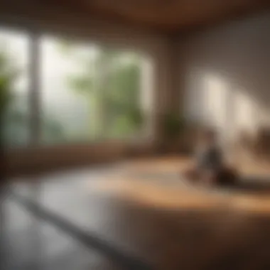 Creating a Tranquil Meditation Environment A calming space designed for meditation practice