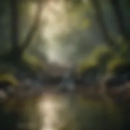 A serene landscape inviting tranquility