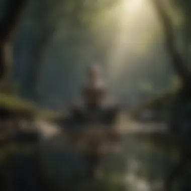 Meditation for Clarity A person meditating in a calm environment