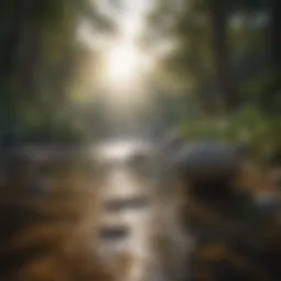 A tranquil environment promoting mental peace