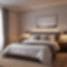 A serene bedroom atmosphere promoting restful sleep