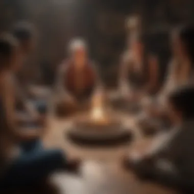 The Power of Community and Shared Experiences Supportive group circle sharing experiences