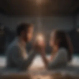 Symbolic representation of emotional turbulence in relationships