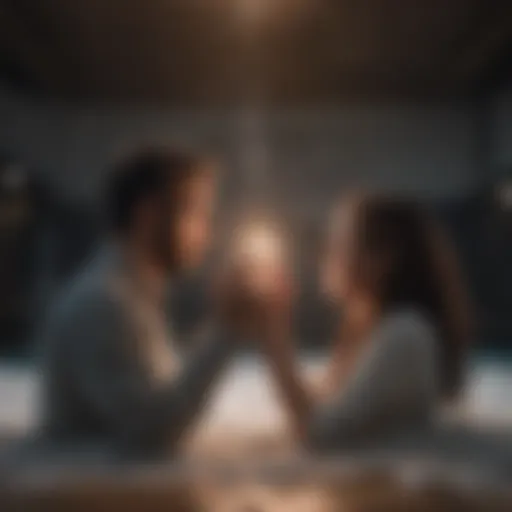 Symbolic representation of emotional turbulence in relationships