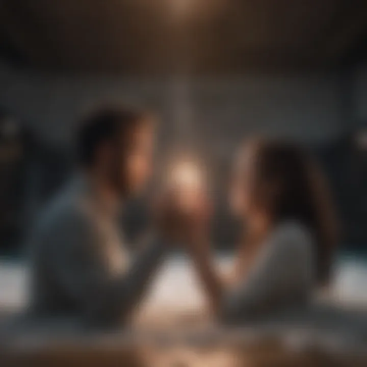 Symbolic representation of emotional turbulence in relationships