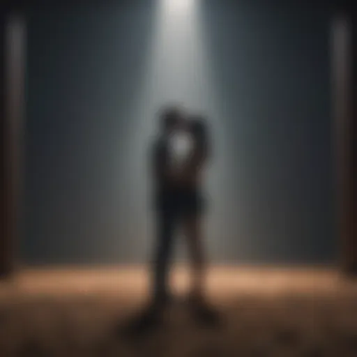 An abstract representation of anxiety in relationships