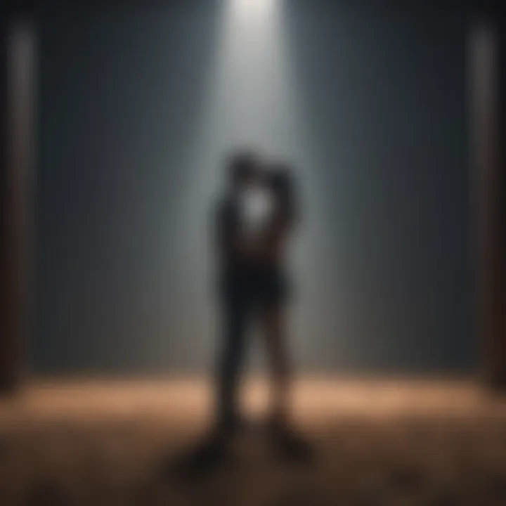 An abstract representation of anxiety in relationships
