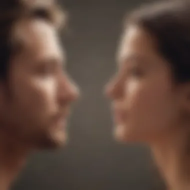 Understanding Narcissism in Relationships Abstract representation of narcissism in relationships