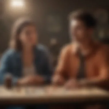 Bonding Over Interests Two individuals bonding over shared hobbies in a casual setting
