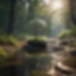 A serene landscape symbolizing tranquility and peace.