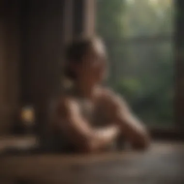 A tranquil meditation scene highlighting mindfulness practice