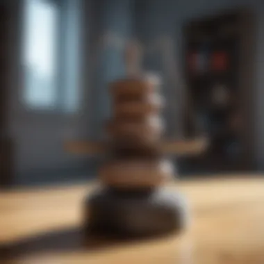 Achieving Work-Life Balance A balanced scale symbolizing work-life balance