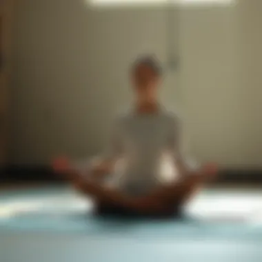 Mindfulness in Action A person engaging in mindfulness meditation