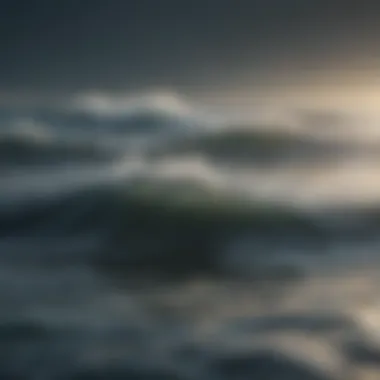 The Depths of Emotional Experience An abstract representation of emotional waves symbolizing loneliness