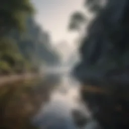 A serene landscape symbolizing introspection and self-awareness.