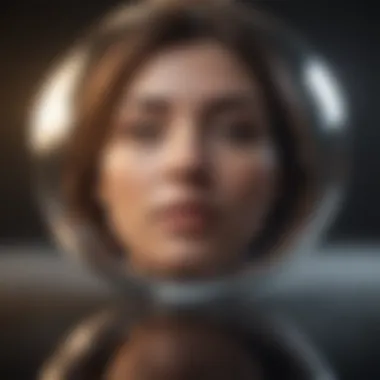 Abstract representation of self-reflection