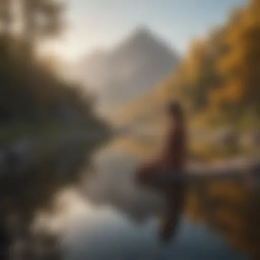 A serene landscape symbolizing inner peace