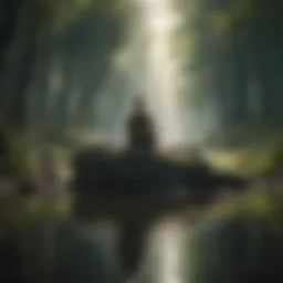 A serene landscape symbolizing mental clarity