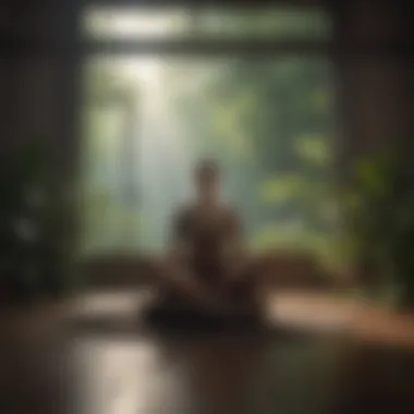 Cultivating Mindfulness A peaceful meditation space reflecting mindfulness practice