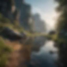 A serene landscape symbolizing personal growth