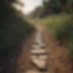 A winding path symbolizing the journey through regret