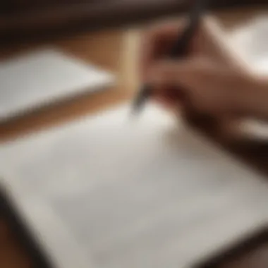 Self-Reflection Through Writing An open journal with a pen resting on it, representing the practice of self-reflection.