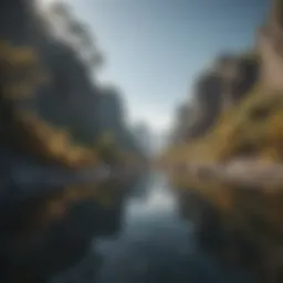 A serene landscape symbolizing a journey of self-discovery