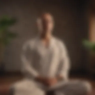 Mindfulness and Inner Peace An individual meditating, representing mindfulness practices