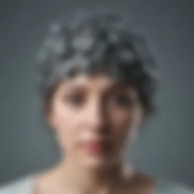 Cognitive Patterns in Self-Perception A brain with interconnected gears representing cognitive patterns
