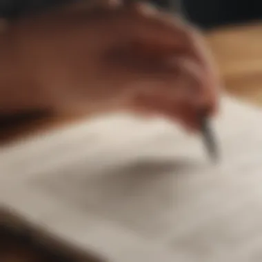 Reflection as a Tool for Self-Discovery An open journal with a pen resting on a page filled with thoughts