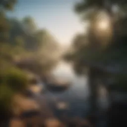 A serene landscape symbolizing inner peace