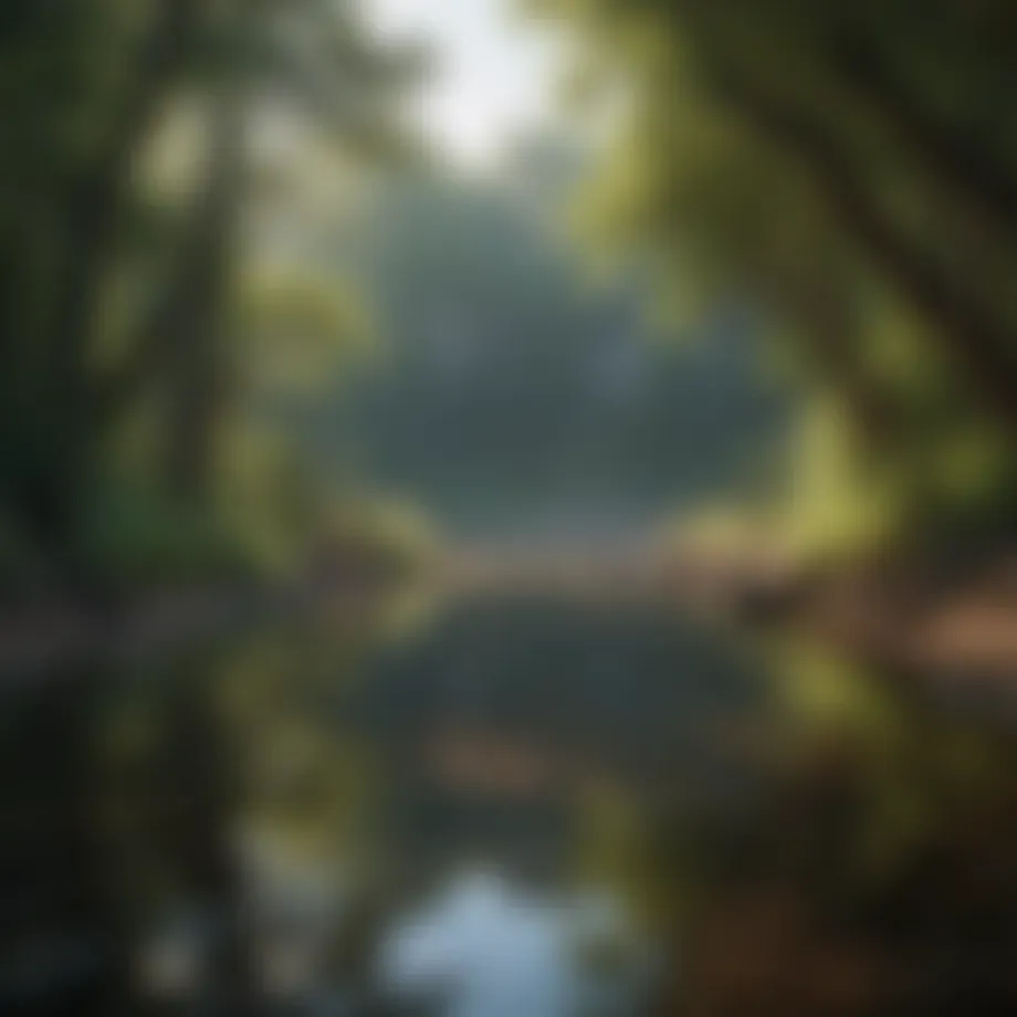 A serene landscape symbolizing tranquility and recovery