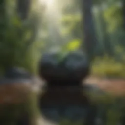 A serene landscape symbolizing emotional healing