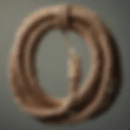 A tangled rope symbolizing entanglement in codependency
