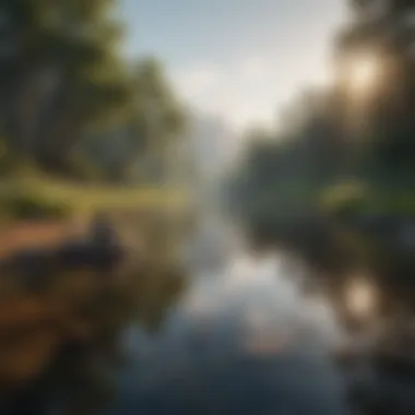 The Journey to Inner Peace A serene landscape representing emotional release and peace