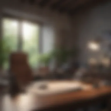 Focus and Productivity A serene workspace symbolizing focus and productivity