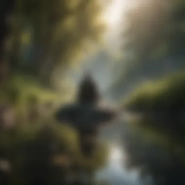 Finding Inner Peace A serene landscape representing inner peace