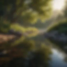 A serene landscape symbolizing tranquility and peace