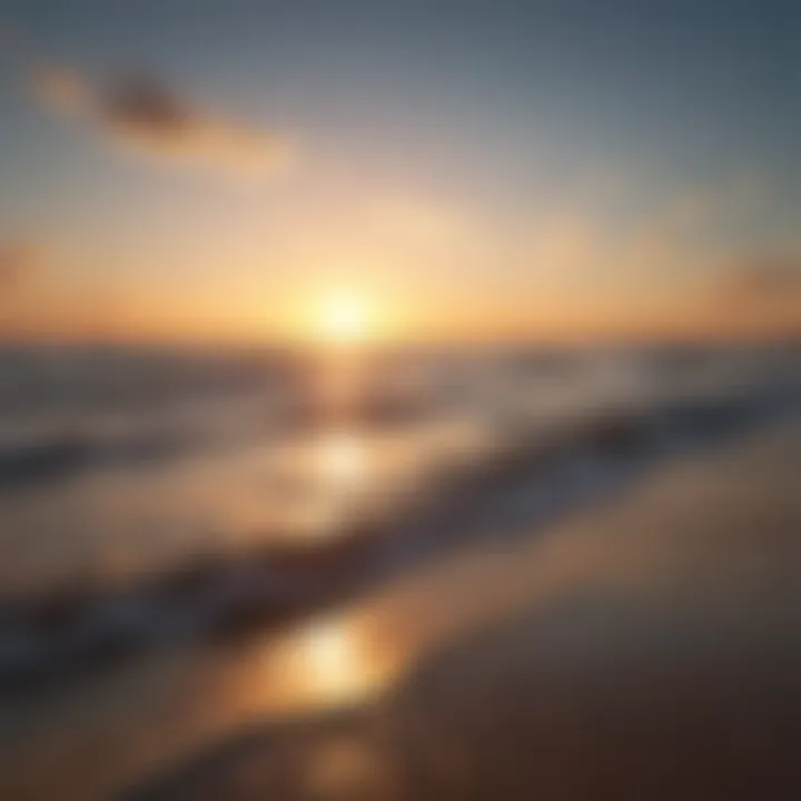 A sunrise over a calm ocean reflecting hope and new beginnings.