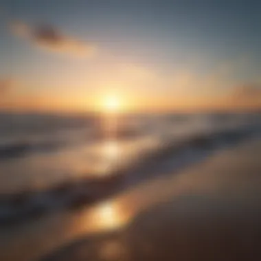 Hope and New Beginnings A sunrise over a calm ocean reflecting hope and new beginnings.